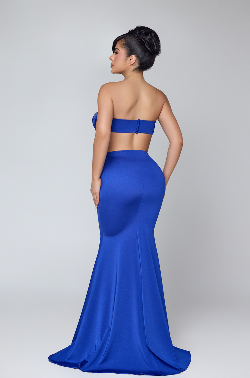 Camellia Bliss Two Piece Skirt Set